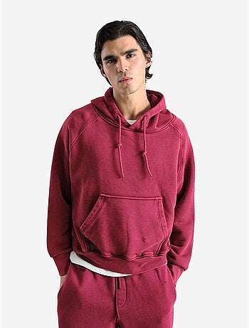 Sweat-shirt à capuche avec cordon de serrage et poche giesto