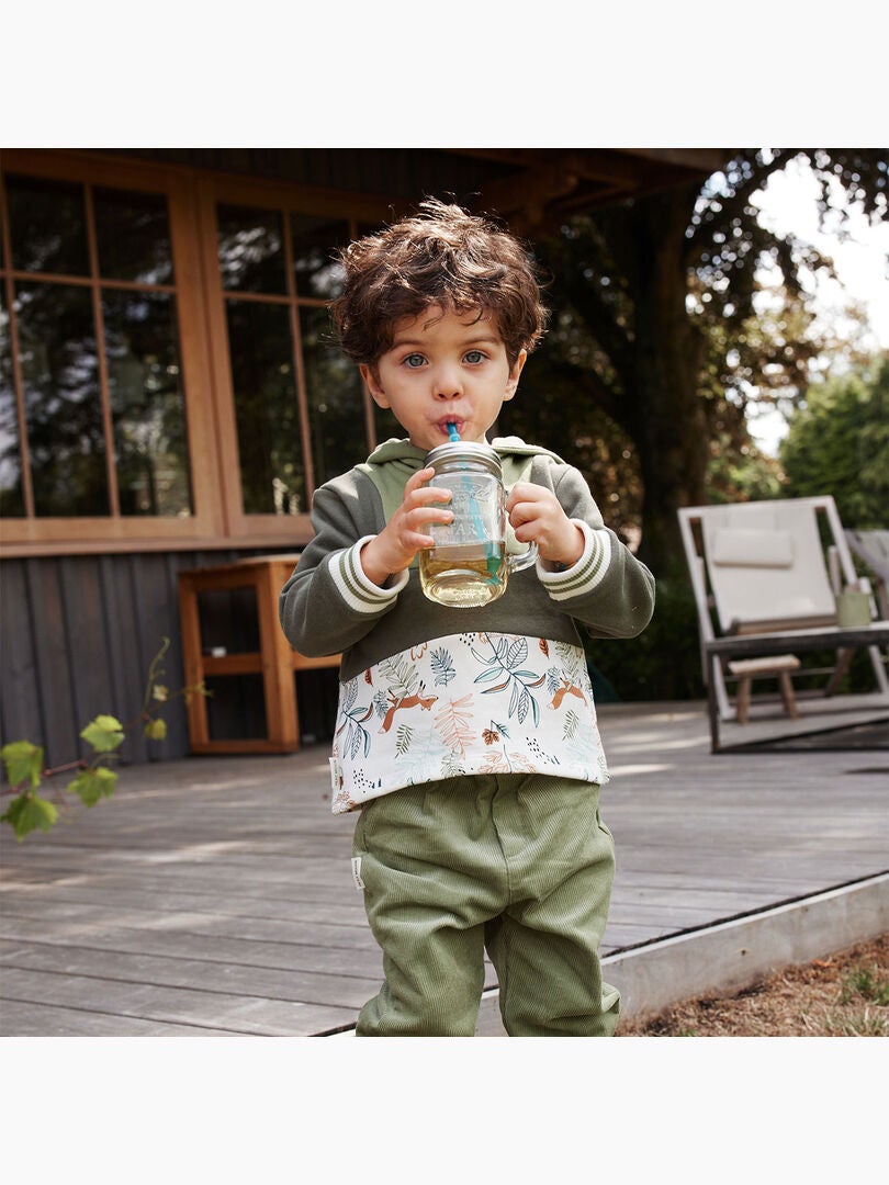 Sweat-shirt bébé en molleton Kalaoupe - Ecru - Kiabi - 18.99