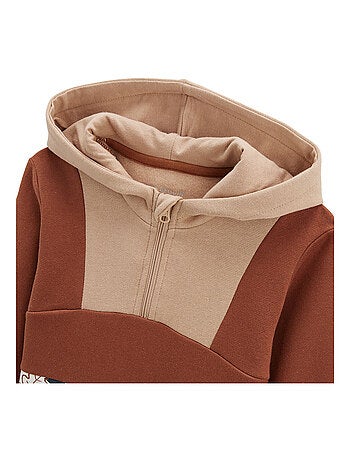 Sweat-shirt à capuche bébé en molleton Wally