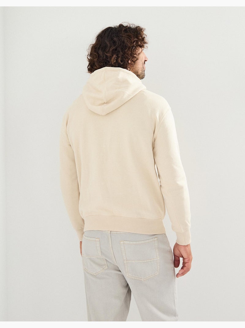 Sweat-shirt à capuche en molleton, MO Fashion Gris - Kiabi