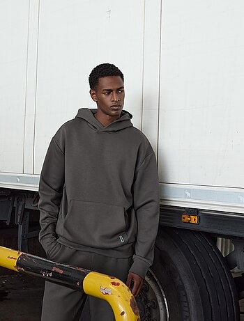 Sweat-shirt à capuche en molleton, MO Fashion
