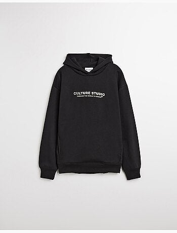 Sweat-shirt à capuche en molleton, MO Fashion