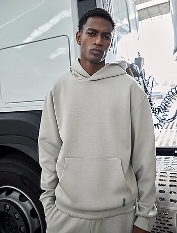 Sweat-shirt à capuche en molleton, MO Fashion