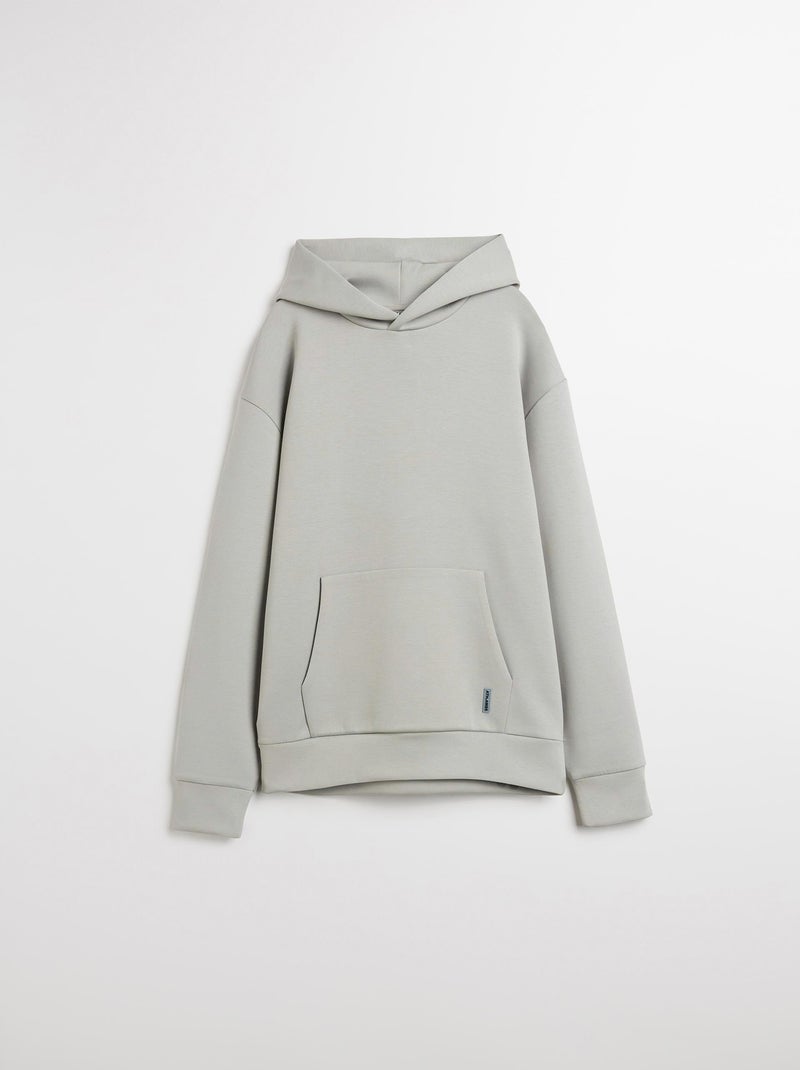 Sweat-shirt à capuche en molleton, MO Fashion Vert - Kiabi