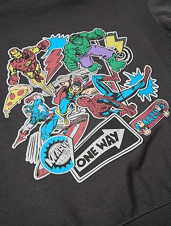 Sweat-shirt à capuche en peluche « Marvel » © Disney, MO Fashion
