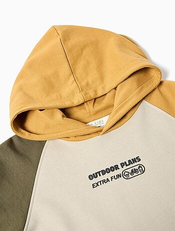 Sweat-shirt à capuche en peluche, MO Fashion