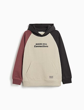 Sweat-shirt à capuche en peluche, MO Fashion