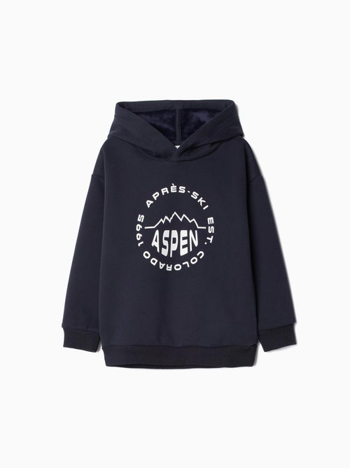 Sweat-shirt à capuche en polaire  MO Fashion - Kiabi