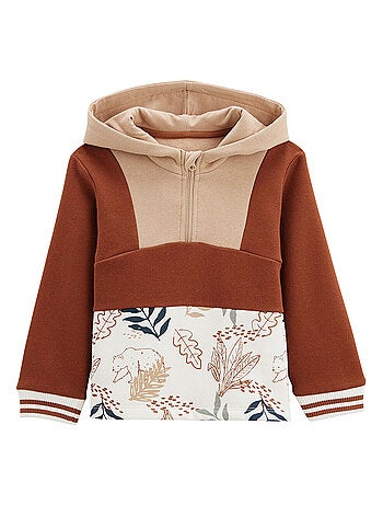 Sweat-shirt à capuche enfant en molleton Wally