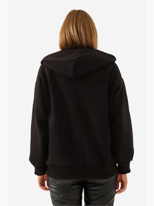 Sweat-shirt à capuche et col en v lucci - Kiabi Sweat-shirt à capuche et col en v lucci - Kiabi