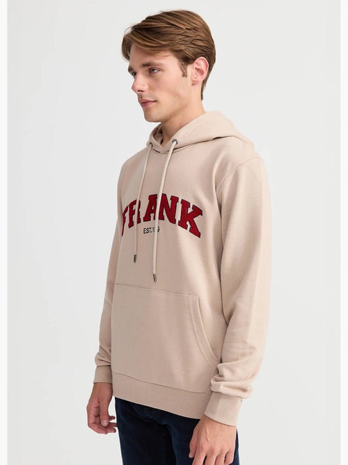 Sweat shirt à capuche, logo bouclette - AFIBEL - Kiabi
