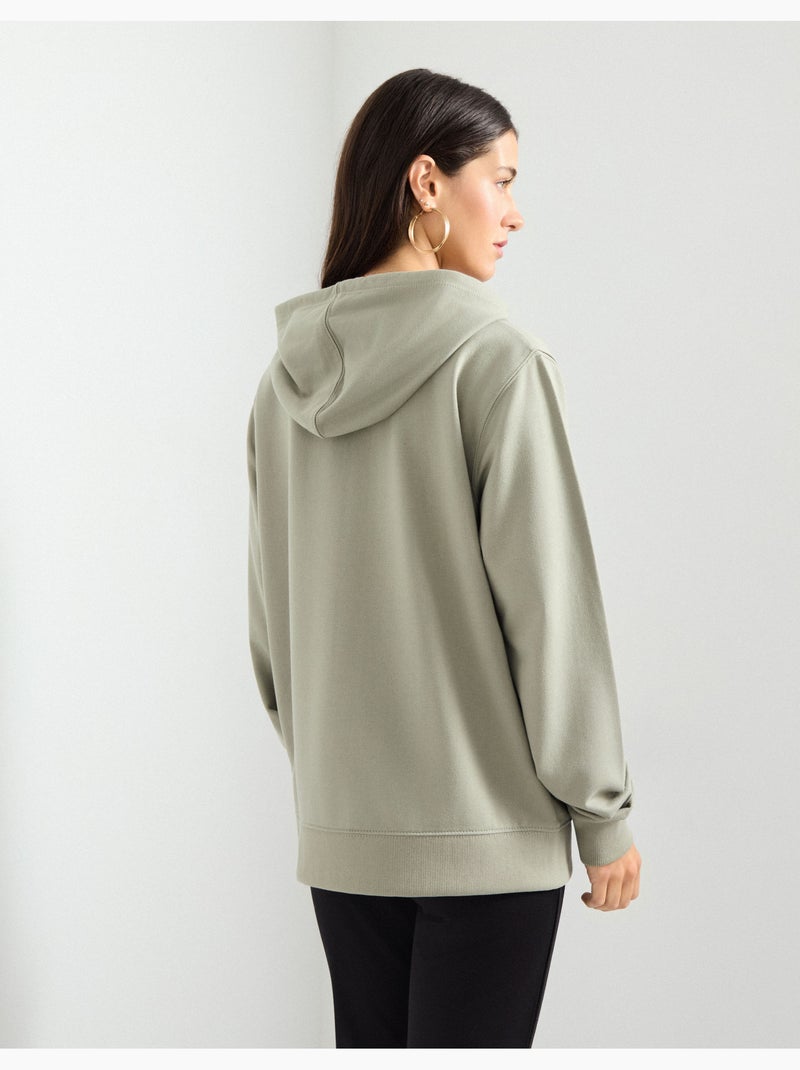 Sweat-shirt à capuche, MO Fashion Gris - Kiabi