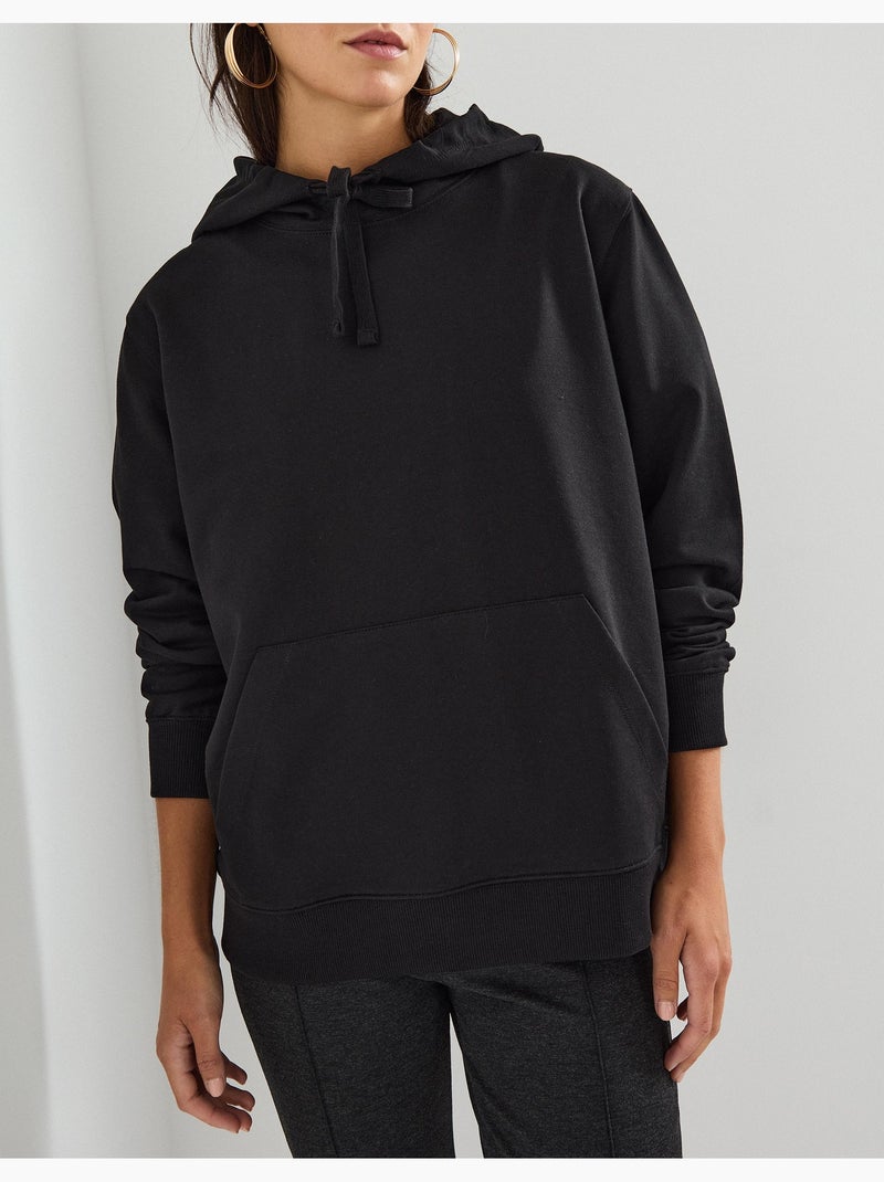 Sweat-shirt à capuche, MO Fashion Noir - Kiabi