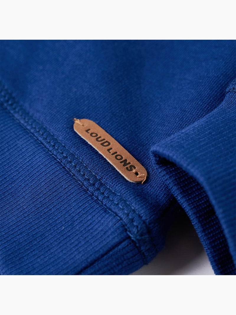 Sweat-shirt À Capuche Pour Enfants Coton - VidaXL Bleu - Kiabi