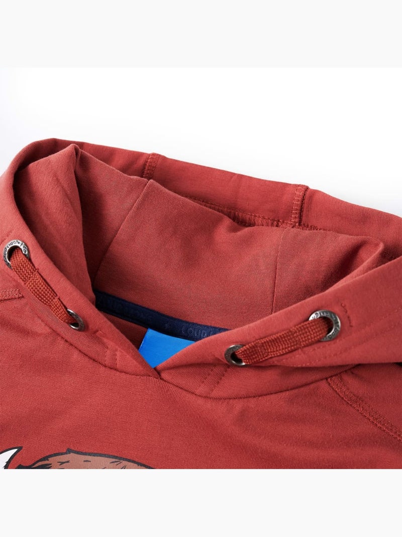 Sweat-shirt À Capuche Pour Enfants Coton - VidaXL Rouge - Kiabi