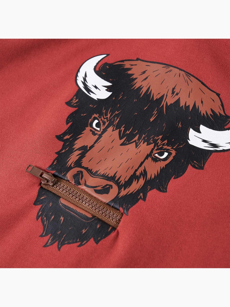 Sweat-shirt À Capuche Pour Enfants Coton - VidaXL Rouge - Kiabi