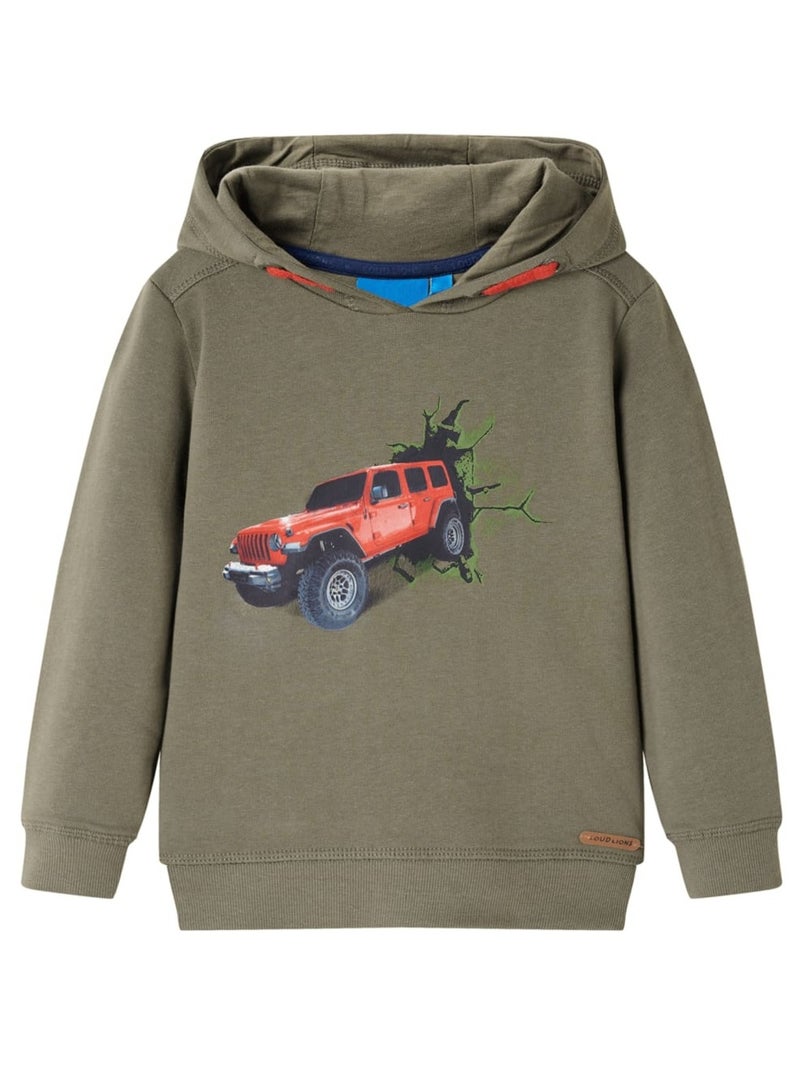 Sweat-shirt À Capuche Pour Enfants Coton - VidaXL Vert - Kiabi