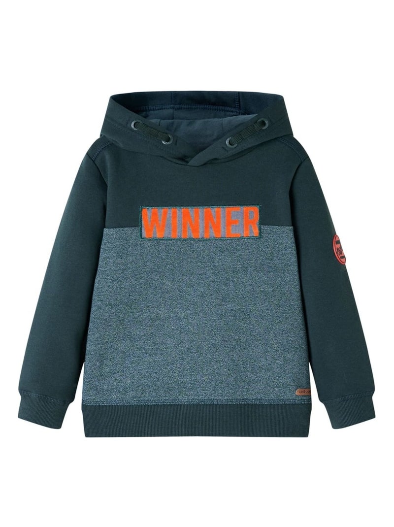 Sweat-shirt À Capuche Pour Enfants Coton - VidaXL Vert - Kiabi
