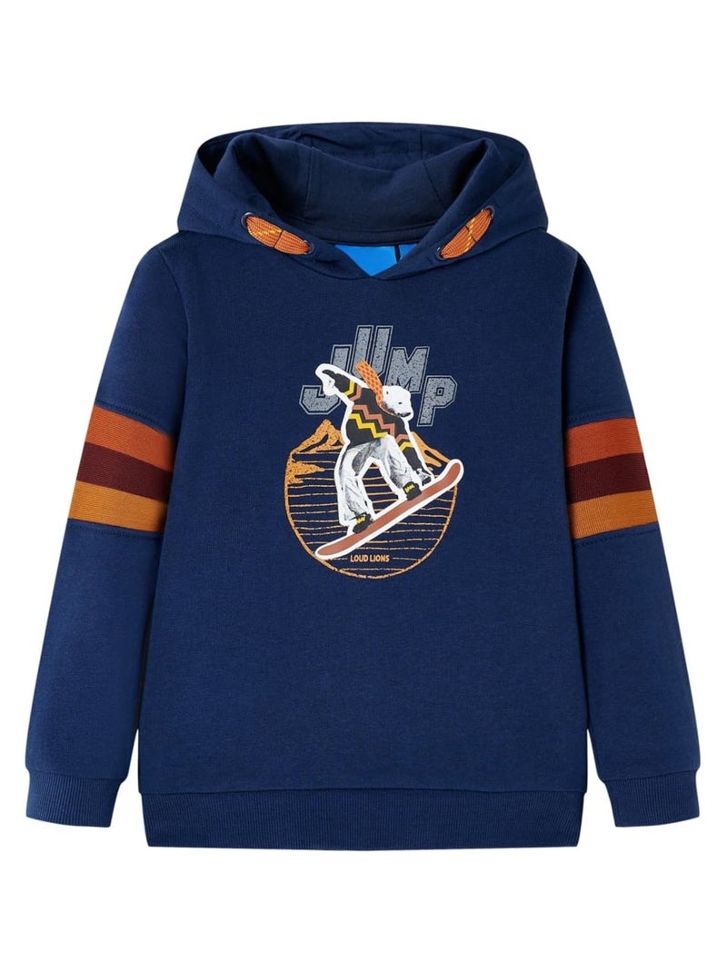sweat-shirt à capuche pour enfants vidaXL Bleu - Kiabi
