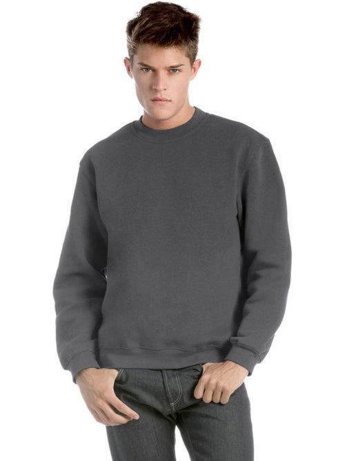 Sweat-shirt à col ras du cou unisex set in modern cut - b and c - Kiabi Sweat-shirt à col ras du cou unisex set in modern cut - b and c - Kiabi