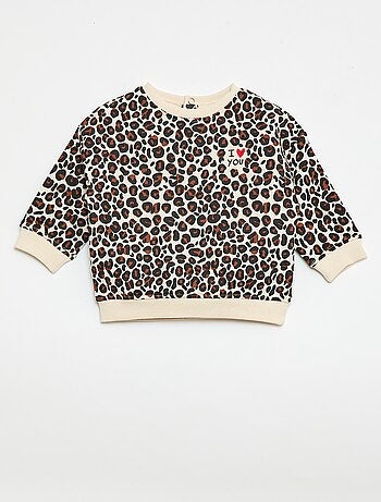 Sweat-shirt à col rond 'Agathe Sorlet x Kiabi' - Saint-Valentin