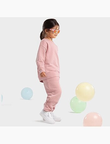 Sweat-shirt à col rond fille lifestyle enfants cheer-g