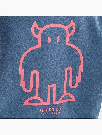 Sweat-shirt à col rond fille lifestyle enfants glob-g
