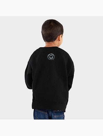 Sweat-shirt à col rond garçon lifestyle enfants furry