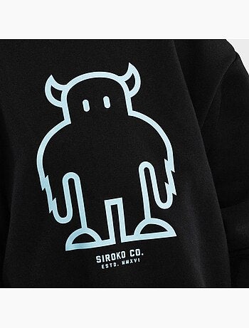 Sweat-shirt à col rond garçon lifestyle enfants furry