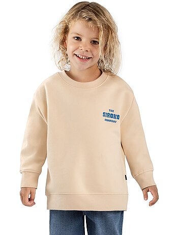 Sweat-shirt à col rond garçon lifestyle enfants gang