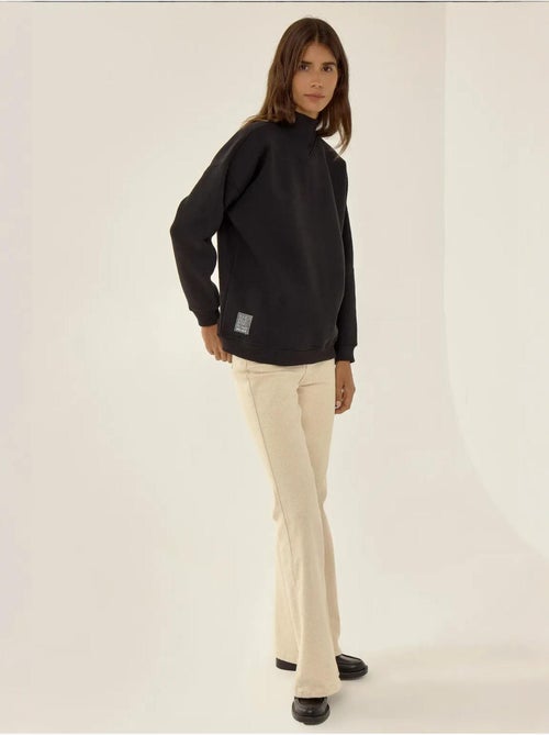 Sweat-shirt à col roulé mi-long coupe décontractée - Kiabi Sweat-shirt à col roulé mi-long coupe décontractée - Kiabi