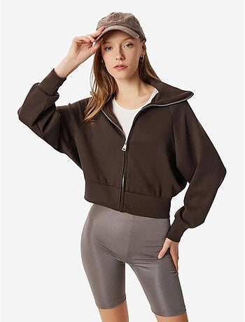 Sweat-shirt à col roulé zippé istanbul