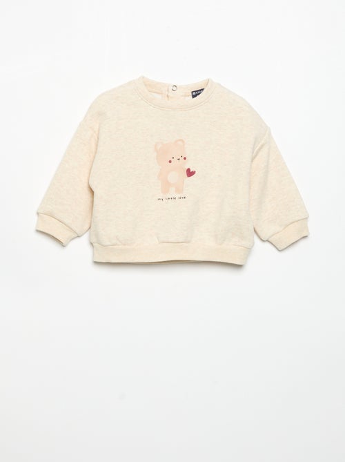 Sweat-shirt à manches longues - Kiabi