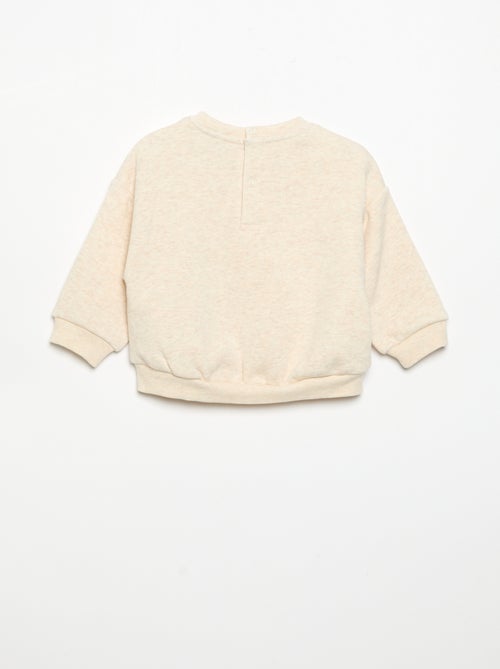 Sweat-shirt à manches longues - Kiabi