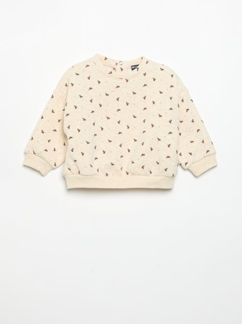 Sweat-shirt à manches longues - Kiabi