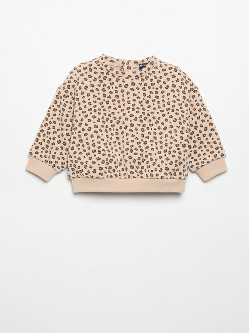 Sweat-shirt à manches longues - Kiabi