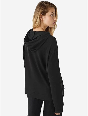 Sweat-shirt à manches longues et col zippé à motifs hiccup