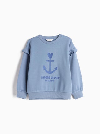 Sweat-shirt à volants MO Fashion