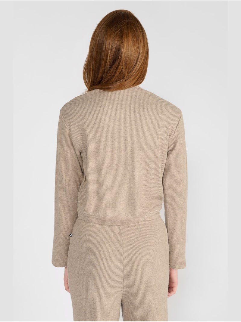 Sweat-shirt auregi 'le temps des cerises' Marron - Kiabi