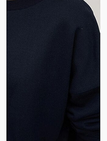Sweat-shirt basique à col rond surdimensionné hiccup