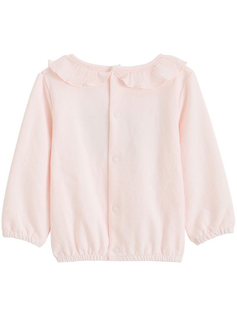 Sweat-shirt bébé Badian Rose - Kiabi