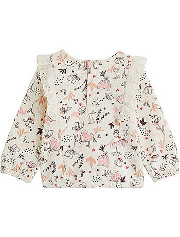 Sweat-shirt bébé en molleton aimée