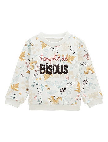 Sweat-shirt bébé en molleton Bloom