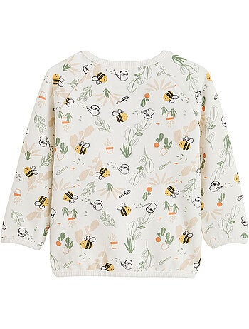 Sweat-shirt bébé en molleton Eden