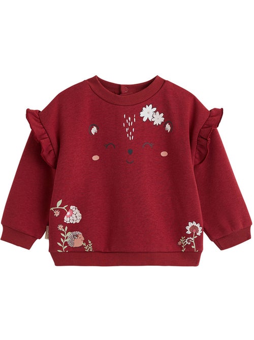Sweat-shirt bébé en molleton harmony - Kiabi Sweat-shirt bébé en molleton harmony - Kiabi