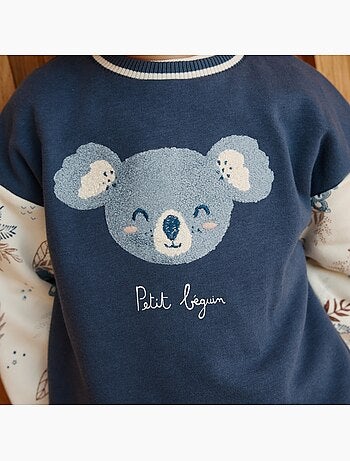 Sweat-shirt bébé en molleton mathéo