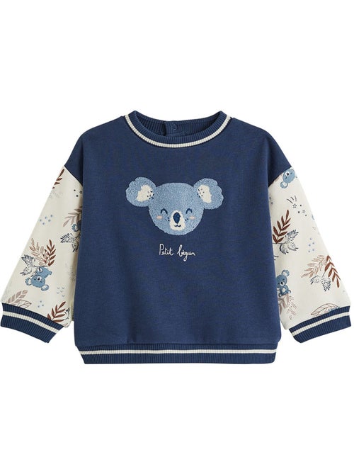 Sweat-shirt bébé en molleton mathéo - Kiabi