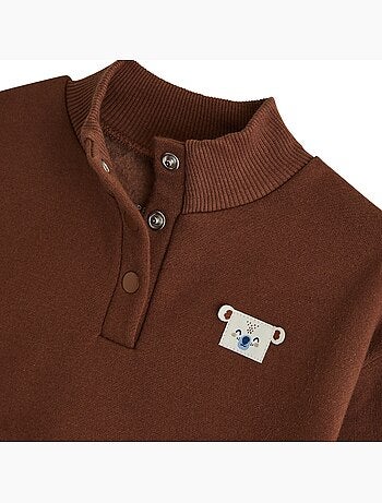 Sweat-shirt bébé en molleton mathéo