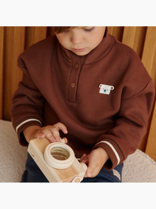 Sweat-shirt bébé en molleton mathéo - Kiabi Sweat-shirt bébé en molleton mathéo - Kiabi