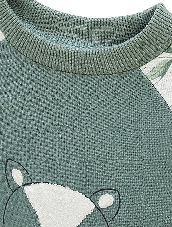 Sweat-shirt bébé en molleton Merlin